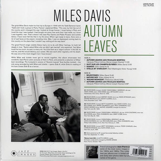 Miles Davis - Autumn Leaves (+bonus track) (ltd. ed.) (180g)