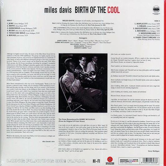 Miles Davis - Birth Of The Cool (ltd. ed.) (180g) (red vinyl)