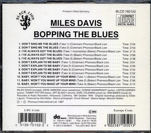 Miles Davis - Bopping The Blues