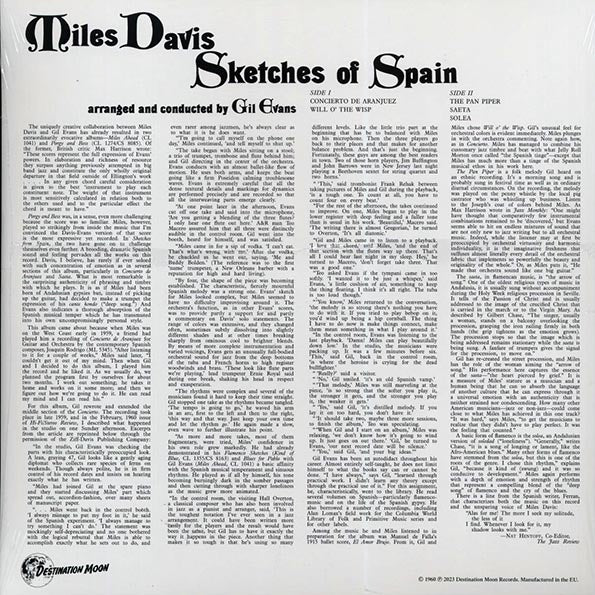 Miles Davis - Sketches Of Spain (ltd. 500 copies made) (clear vinyl)