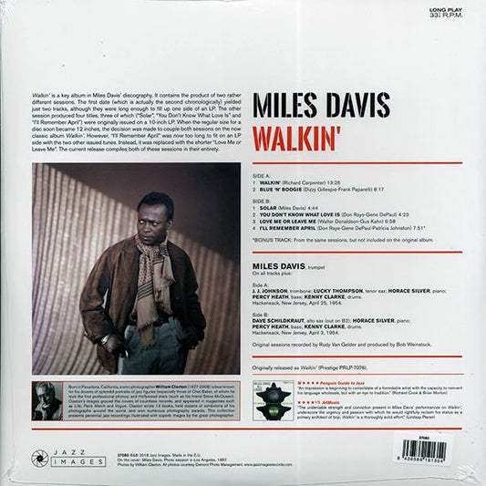 Miles Davis - Walkin' (+bonus track) (ltd. ed.) (180g)