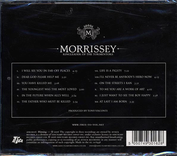 Morrissey - Ringleader Of The Tormentors