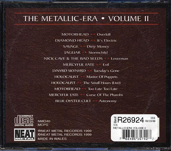 Motorhead, Lynyrd Skynyrd, Blue Oyster Cult, Holocaust, Etc. - The Metallic-Era Volume 2