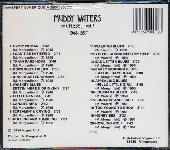 Muddy Waters - On Chess Volume 1: 1948-1951 (20 tracks)