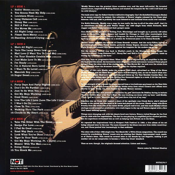 Muddy Waters - The Chess Singles Collection (40 tracks) (2xLP) (180g)