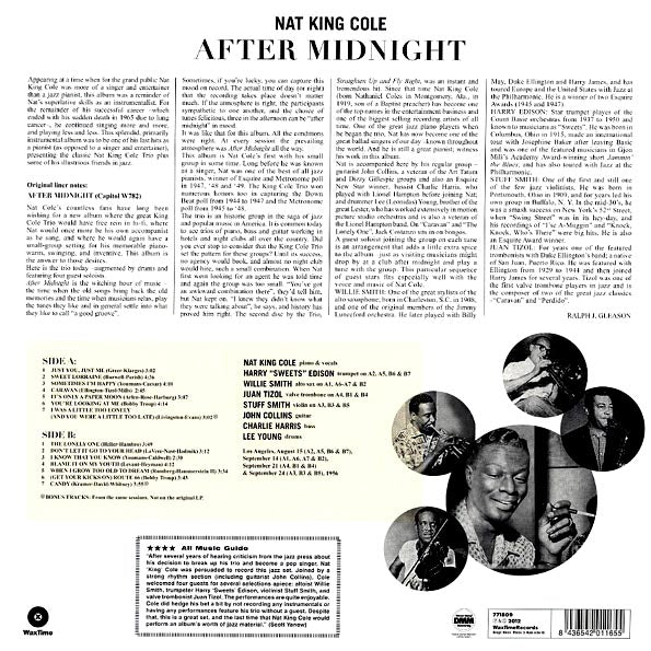 Nat King Cole & His Trio - After Midnight (180g)