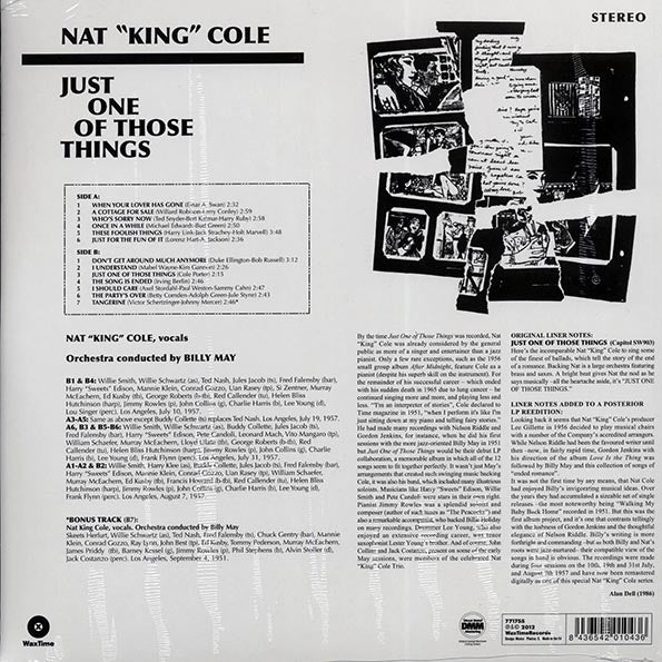 Nat King Cole - Just One Of Those Things (+4 bonus tracks) (ltd. ed.) (180g) (remastered)