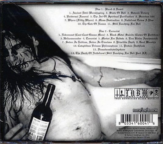 Nattefrost - Blood & Vomit + Terrorist (2 albums on 2 CDs) (24 tracks) (2xCD)