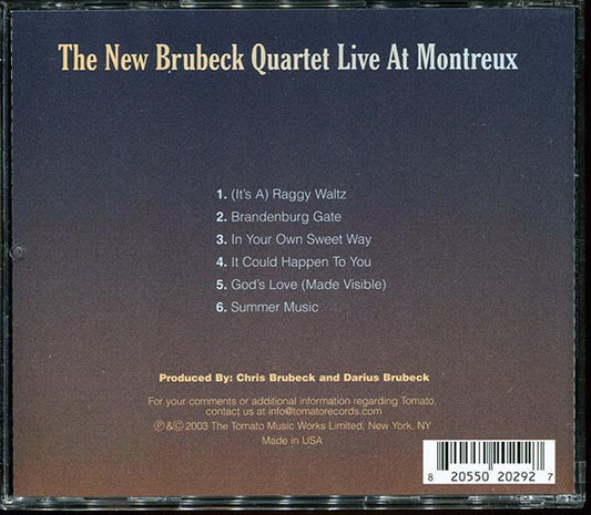 New Brubeck Quartet - Live At Montreux