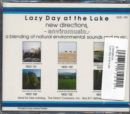 New Directions - Lazy Day At The Lake: A Blending Of Natural Environmental Sounds And Music