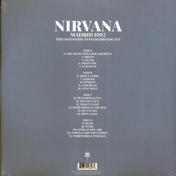 Nirvana - Madrid 1992: The Legendary Spanish Broadcast (2xLP)