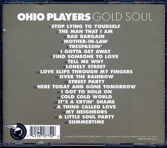 Ohio Players - Gold Soul (20 tracks) (gold CD) (marked/ltd stock) CD