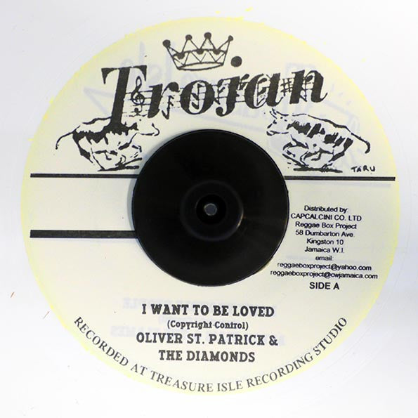 Oliver St. Patrick & The Diamonds - Tulips From Heaven / Oliver St. Patrick & The Diamonds - I Want To Be Loved (white vinyl)