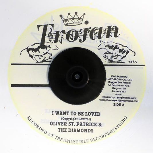 Oliver St. Patrick & The Diamonds - Tulips From Heaven / Oliver St. Patrick & The Diamonds - I Want To Be Loved (white vinyl)