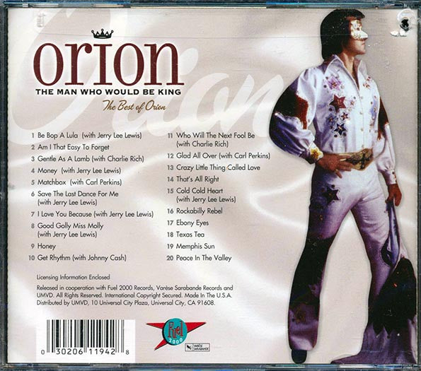 Orion - The Man Who Would Be King: The Best Of Orion (20 tracks) (incl. large booklet) (marked/ltd stock) (remastered)
