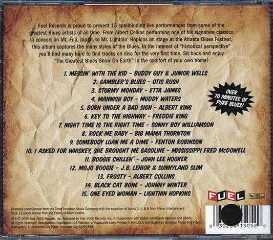 Otis Rush, Etta James, Albert King, Muddy Waters, Etc. - Fuel Records Presents The Greatest Blues Show On Earth (marked/ltd stock)