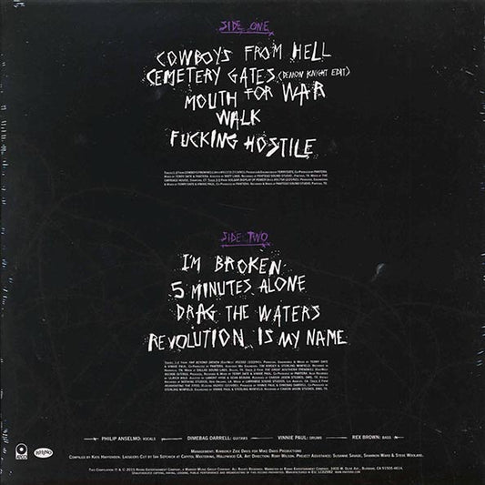 Pantera - History Of Hostility (silver vinyl)