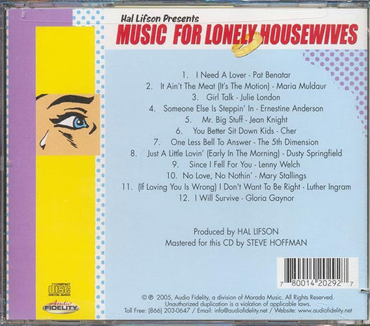 Pat Benatar, Cher, Dusty Springfield, Julie London, Etc. - Hal Lifson Presents Music For Lonely Housewives (marked/ltd stock)