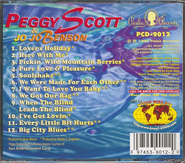 Peggy Scott, Jo Jo Benson - Greatest Hits