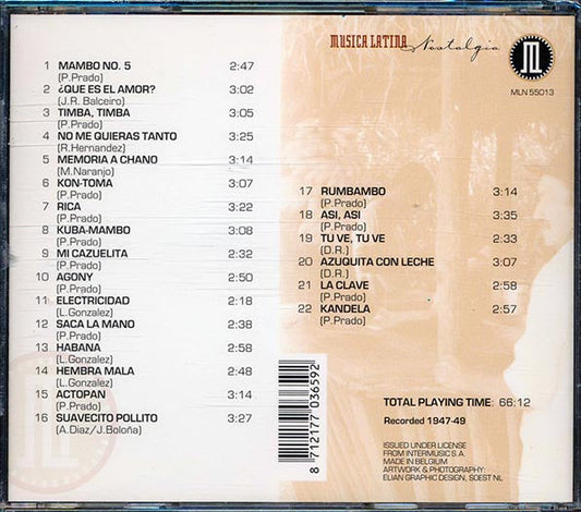 Perez Prado Y Su Orquestra - El Rey Del Mambo (22 tracks)