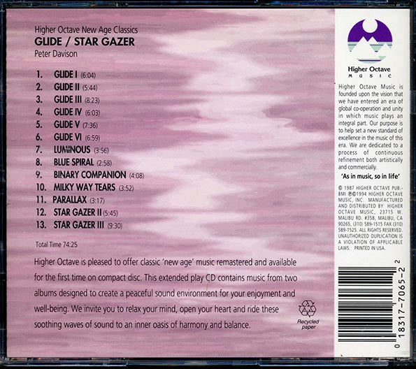 Peter Davison - Glide + Star Gazer