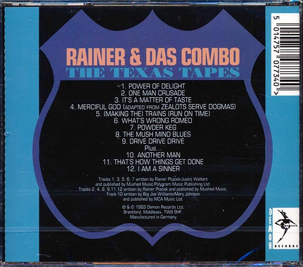 Rainer And Das Combo - The Texas Tapes