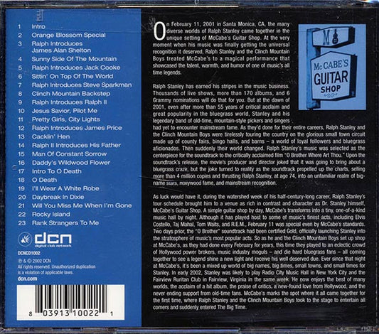 Ralph Stanley & The Clinch Mountain Boys - Live At McCabe's Guitar Shop