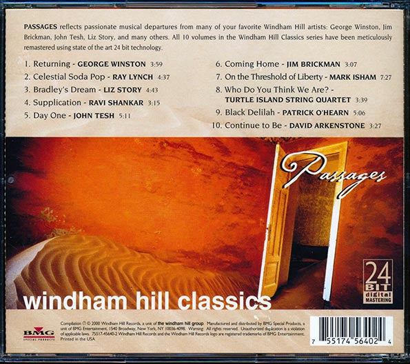 Ravi Shankar, George Winston, Ray Lynch, John Tesh, Etc. - Passages: Windham Hill Classics