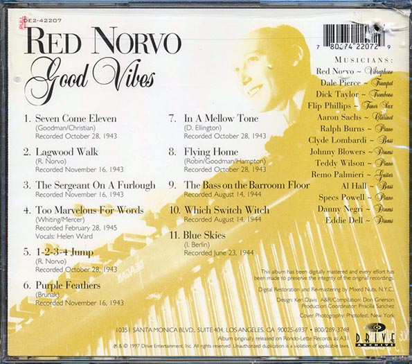 Red Norvo - Good Vibes (marked/ltd stock)