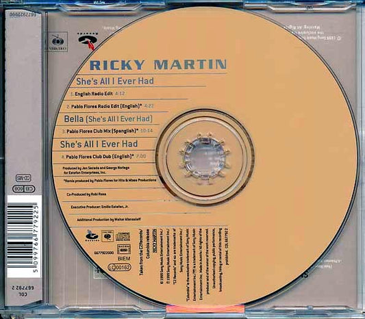 Ricky Martin - She's All I Ever Had