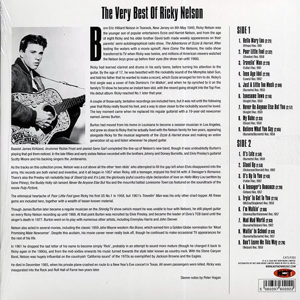 Ricky Nelson - The Very Best Of Ricky Nelson (180g)