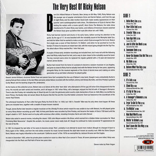 Ricky Nelson - The Very Best Of Ricky Nelson (180g)
