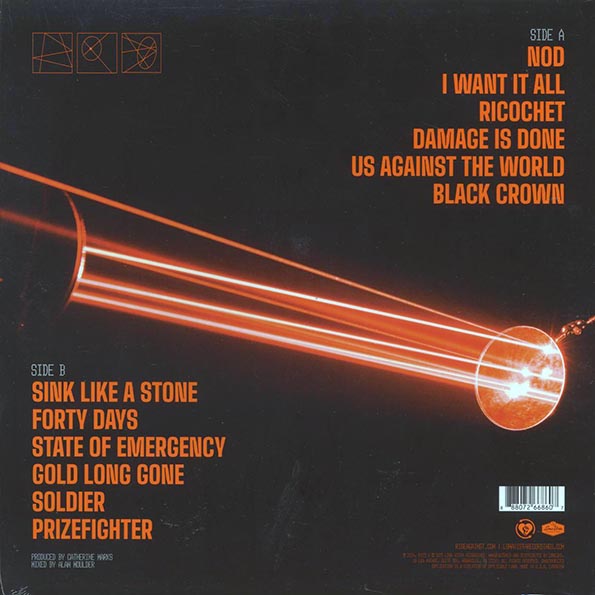 Rise Against - Ricochet (ltd. 500 copies made) (orange smoke vinyl)