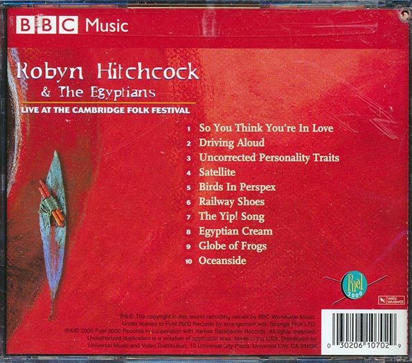 Robyn Hitchcock & The Egyptians - Live At The Cambridge Folk Festival