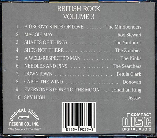 Rod Stewart, The Kinks, The Yardbirds, The Zombies, Donovan, Etc. - British Rock Volume 3