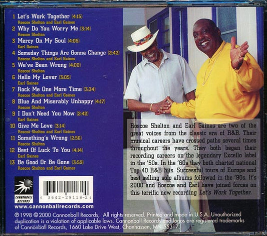 Roscoe Shelton & Earl Gaines - Let's Work Together