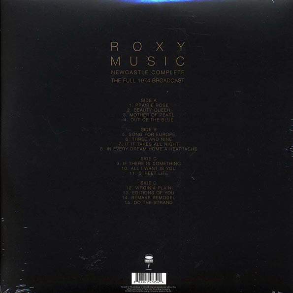 Roxy Music - Newcastle Complete: The Full 1974 Broadcast (2xLP)