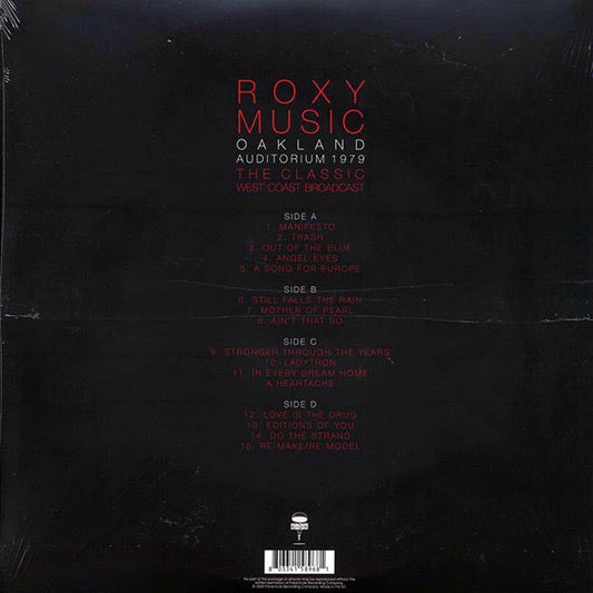 Roxy Music - Oakland Auditorium 1979: The Classic West Coast Broadcast (2xLP)
