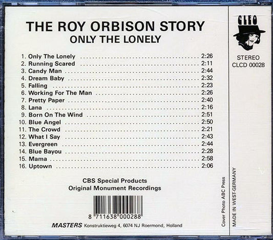 Roy Orbison - Only The Lonely: The Roy Orbison Story