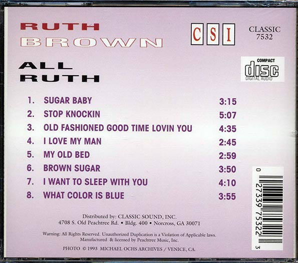 Ruth Brown - All Ruth