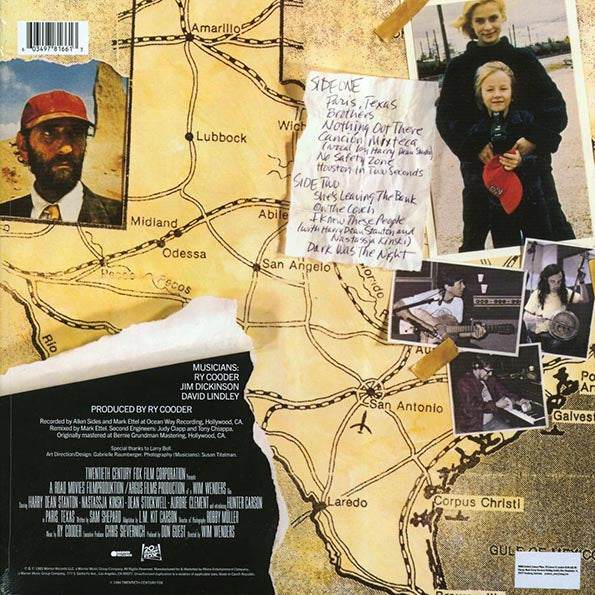Ry Cooder - Paris, Texas: Original Motion Picture Soundtrack (red vinyl) (remastered)