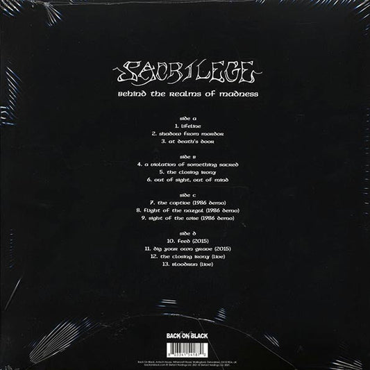Sacrilege - Behind The Realms Of Madness (ltd. ed.) (2xLP) (white/black splatter vinyl)