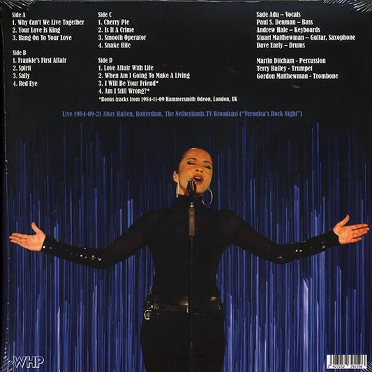 Sade - Live 1984-09-21 Ahoy Hallen, Rotterdam (2xLP)