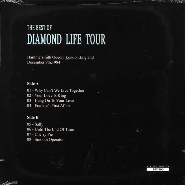Sade - Live In London: The Best Of Diamond Life Tour (ltd. 500 copies made)