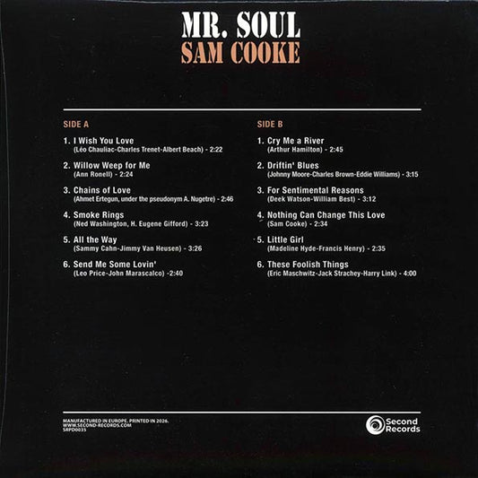 Sam Cooke - Mr. Soul (180g) (violet vinyl)