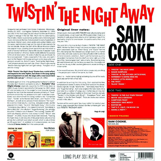 Sam Cooke - Twistin' The Night Away (+2 bonus tracks) (ltd. ed.) (180g)