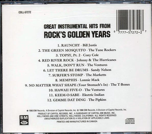 Sandy Nelson, The Ventures, Bill Justis, Etc. - Great Instrumental Hits From Rock's Golden Years
