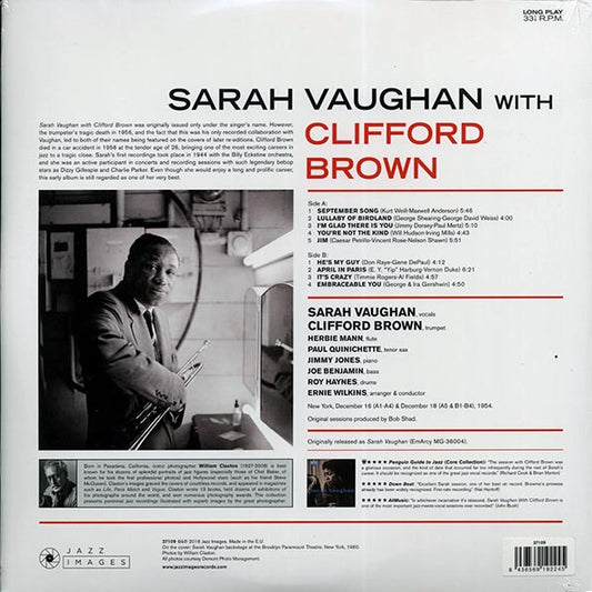 Sarah Vaughan, Clifford Brown - Sarah Vaughan With Clifford Brown (ltd. ed.) (180g)