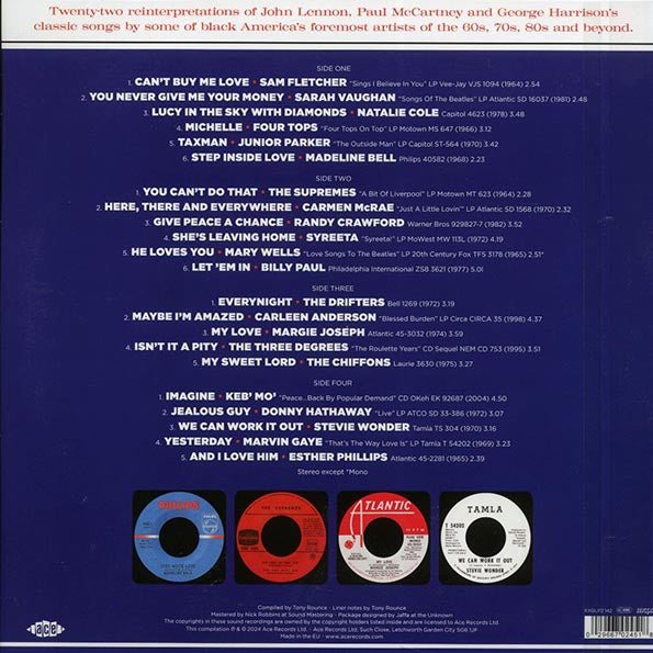 Sarah Vaughan, Natalie Cole, Mary Wells, Billy Paul, Etc. - Here, There And Everywhere: Black America Sings John Lennon, Paul McCartney And George Harrison (2xLP)
