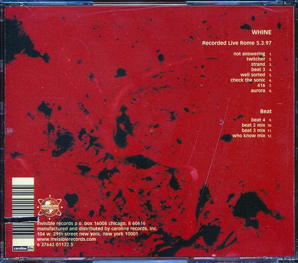 Scorn - Whine (marked/ltd stock)